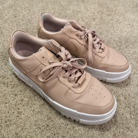 Nike Air Force 1 Pixel "Particle Beige" Sneakers - Women’s Size 11.5 - Picture 3 of 9